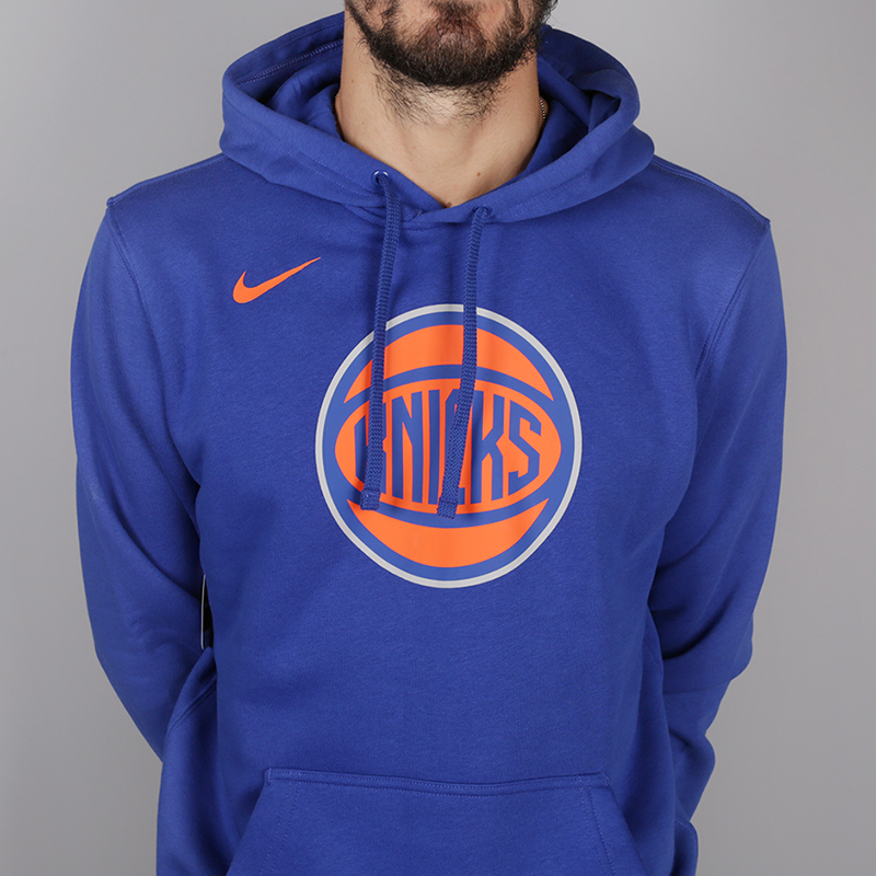 мужская синяя толстовка Nike New York Knicks AA3683-495 - цена, описание, фото 2